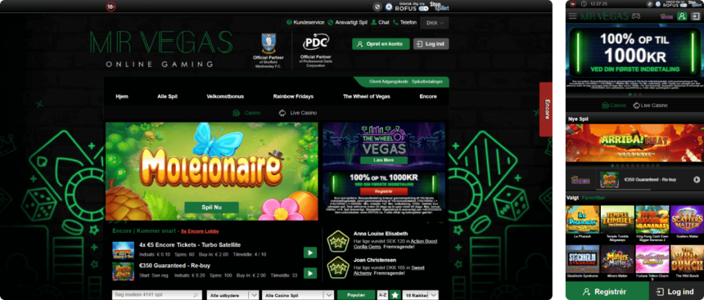 mr vegas casino desktop